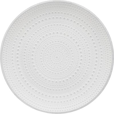 ATMOSPHERA Centrotavola Maia Rotondo, Diametro 40 Cm, Bianco - Créateur D'Intérieur ATMOSPHERA Centrotavola Maia Rotondo, Diametro 40 Cm, Bianco - Créateur D'Intérieur