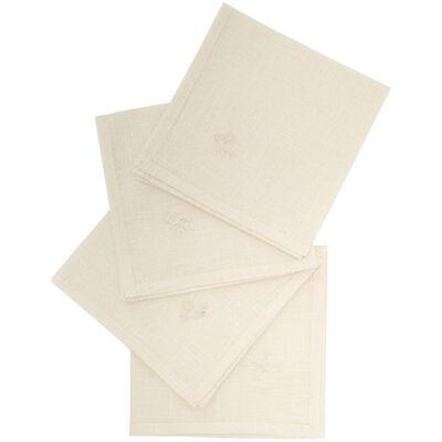 ATMOSPHERA 4 Tovaglioli Joy 40x40cm Bianchi - Créateur D'Intérieur ATMOSPHERA 4 Tovaglioli Joy 40x40cm Bianchi - Créateur D'Intérieur