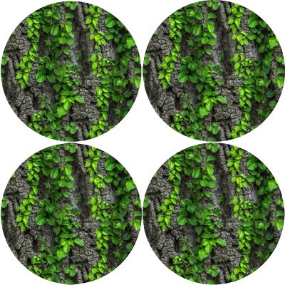 OEM Set Di 4 Tovagliette Rotonde Per Tavoli 4d, 33 Cm - Creeper Feltro Ecologico, Stampa Hd, Lavabile A 40 °c, Bertoni OEM Set Di 4 Tovagliette Rotonde Per Tavoli 4d, 33 Cm - Creeper Feltro Ecologico, Stampa Hd, Lavabile A 40 °c, Bertoni
