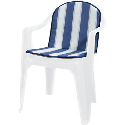 GEMITEX Cuscino Schienale Basso Double Rigato Blu. Prezzo Per 1 Pezzo. GEMITEX Cuscino Schienale Basso Double Rigato Blu. Prezzo Per 1 Pezzo.