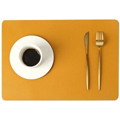OEM Tovagliette Gialle, Dimensioni 4330 Cm, Set Da 4, Resistenti Tovagliette Da Cucina In Pvc, Facili Da Pulire, Eleganti. OEM Tovagliette Gialle, Dimensioni 4330 Cm, Set Da 4, Resistenti Tovagliette Da Cucina In Pvc, Facili Da Pulire, Eleganti.