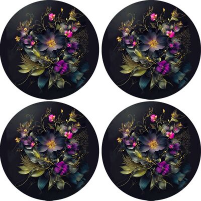 OEM Set Di 4 Tovagliette Rotonde Per Tavoli 4d, 33 Cm - Maura Feltro Ecologico, Stampa Hd, Lavabile A 40 °c, Bertoni OEM Set Di 4 Tovagliette Rotonde Per Tavoli 4d, 33 Cm - Maura Feltro Ecologico, Stampa Hd, Lavabile A 40 °c, Bertoni