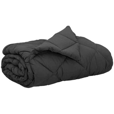 VIDAXL Duvet Estivo 200 X 200 Cm Estate 200 Gsm Antracite VIDAXL Duvet Estivo 200 X 200 Cm Estate 200 Gsm Antracite