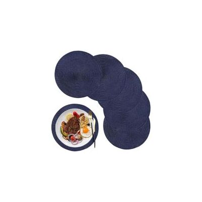 OEM Tovagliette, Set Da 6, Tovagliette Rotonde Da 38 Cm, In Polipropilene Lavabile Per Cucina, Tavolo Da Pranzo, Feste, Matrimoni (blu) - Crezuo OEM Tovagliette, Set Da 6, Tovagliette Rotonde Da 38 Cm, In Polipropilene Lavabile Per Cucina, Tavolo Da Pranzo, Feste, Matrimoni (blu) - Crezuo