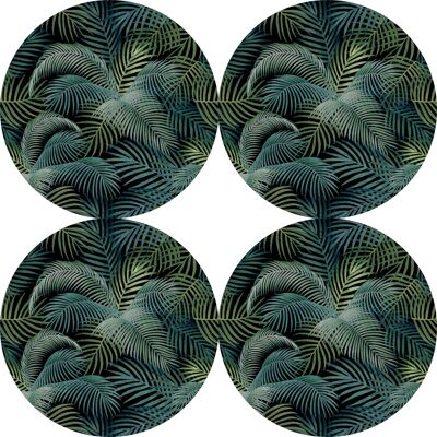 OEM Set Di 4 Tovagliette Rotonde 4d 33 Cm - Maiorca Feltro Ecologico, Stampa Hd, Lavabile A 40 °c, Bertoni OEM Set Di 4 Tovagliette Rotonde 4d 33 Cm - Maiorca Feltro Ecologico, Stampa Hd, Lavabile A 40 °c, Bertoni