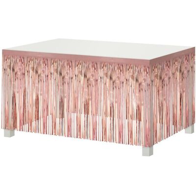 OEM Decorazione Per Bordo Tavolo Color Oro Rosa 80x300 Cm OEM Decorazione Per Bordo Tavolo Color Oro Rosa 80x300 Cm