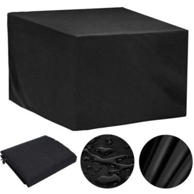 SANS MARQUE Telo Protettivo Per Mobili Da Giardino, 110 X 110 X 85 Cm, Tessuto Oxford, Impermeabile, Antivento, Resistente Ai Raggi Uv (nero) SANS MARQUE Telo Protettivo Per Mobili Da Giardino, 110 X 110 X 85 Cm, Tessuto Oxford, Impermeabile, Antivento, Resistente Ai Raggi Uv (nero)