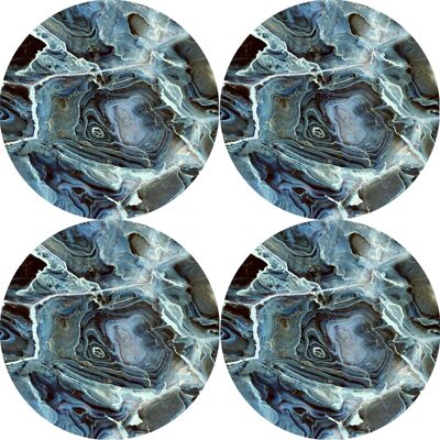 OEM Set Di 4 Tovagliette Rotonde Per Tavoli 4d 33 Cm - Rio Feltro Ecologico, Stampa Hd, Lavabile A 40 °c, Bertoni OEM Set Di 4 Tovagliette Rotonde Per Tavoli 4d 33 Cm - Rio Feltro Ecologico, Stampa Hd, Lavabile A 40 °c, Bertoni