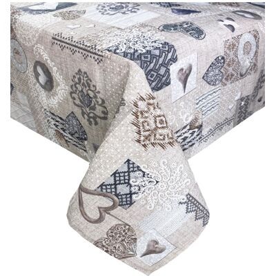 TEX FAMILY - Tovaglia antimacchia Torino - Beige - Tablecloth TEX FAMILY - Tovaglia antimacchia Torino - Beige - Tablecloth