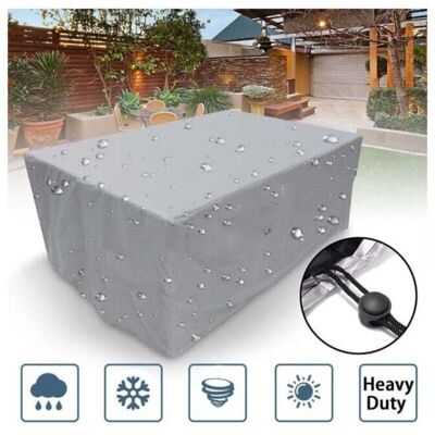 KZQ Telo Protettivo Rettangolare Per Mobili Da Giardino In Poliestere Impermeabile, Antipolvere E Resistente Ai Raggi Uv - Dimensioni 180x150x80 Cm - KZQ Telo Protettivo Rettangolare Per Mobili Da Giardino In Poliestere Impermeabile, Antipolvere E Resistente Ai Raggi Uv - Dimensioni 180x150x80 Cm -
