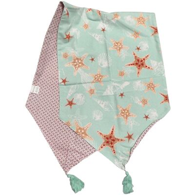 BRANDANI Runner Punta Double Face Stelle E Onde Oceano BRANDANI Runner Punta Double Face Stelle E Onde Oceano