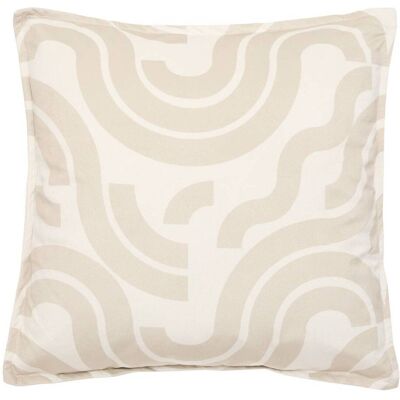 ATMOSPHERA Cuscino Lilou Quadrato 45x45 Cm Con Stampa Color Avorio - Créateur D'Intérieur ATMOSPHERA Cuscino Lilou Quadrato 45x45 Cm Con Stampa Color Avorio - Créateur D'Intérieur