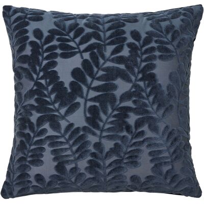 KENDRA HOME Cuscino Yona Blu Con Motivo Foglie In Rilievo 45×45 Cm KENDRA HOME Cuscino Yona Blu Con Motivo Foglie In Rilievo 45×45 Cm