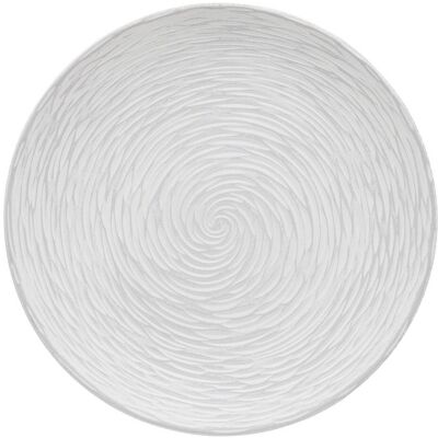 ATMOSPHERA Centrotavola Maia Rotondo, Diametro 40 Cm, Bianco - Créateur D'Intérieur ATMOSPHERA Centrotavola Maia Rotondo, Diametro 40 Cm, Bianco - Créateur D'Intérieur