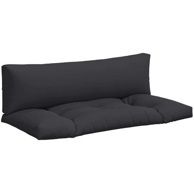 MAISON EXCLUSIVE - Cuscini Per Pallet 2 Pz Neri In Tessuto MAISON EXCLUSIVE - Cuscini Per Pallet 2 Pz Neri In Tessuto