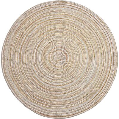 OEM Set Di 6 Tovagliette Rotonde Lavabili E Resistenti Al Calore (beige) - Crezuo OEM Set Di 6 Tovagliette Rotonde Lavabili E Resistenti Al Calore (beige) - Crezuo