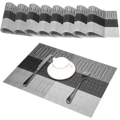 OEM Tovagliette (set Da 8) - Tovagliette Lavabili - Resistenti Al Calore, Ai Graffi E Lavabili - Tovagliette Grigie, Per Il Tavolo Della Cucina - 30 X 45 Cm (8 Pezzi, Formato A3) OEM Tovagliette (set Da 8) - Tovagliette Lavabili - Resistenti Al Calore, Ai Graffi E Lavabili - Tovagliette Grigie, Per Il Tavolo Della Cucina - 30 X 45 Cm (8 Pezzi, Formato A3)