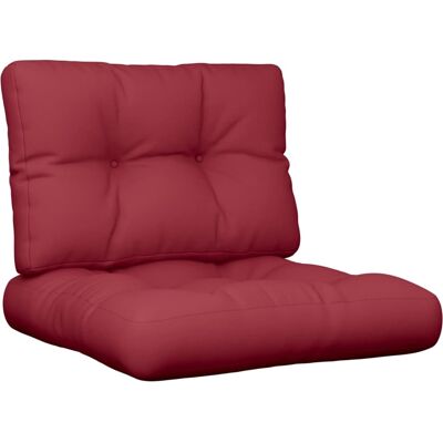 MAISON EXCLUSIVE - Cuscini Per Pallet 2 Pz Rosso Vino In Tessuto MAISON EXCLUSIVE - Cuscini Per Pallet 2 Pz Rosso Vino In Tessuto