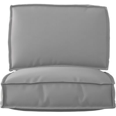 MAISON EXCLUSIVE - Set Di Cuscini Per Pallet 2 Pcs Grigio Tessuto Oxford MAISON EXCLUSIVE - Set Di Cuscini Per Pallet 2 Pcs Grigio Tessuto Oxford