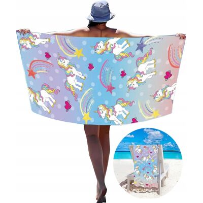 OEM Grande Telo Mare Ad Asciugatura Rapida 100x180 Cm, Asciugamano Da Bagno Xxl Unicorno OEM Grande Telo Mare Ad Asciugatura Rapida 100x180 Cm, Asciugamano Da Bagno Xxl Unicorno
