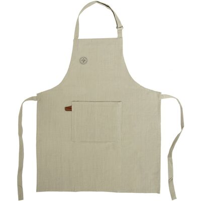 OEM Grembiule Da Cucina In Cotone Verdastro Con Laccetti OEM Grembiule Da Cucina In Cotone Verdastro Con Laccetti