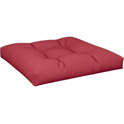 MAISON EXCLUSIVE - Cuscino Per Pallet Rosso Vino 80x80x12 Cm In Tessuto MAISON EXCLUSIVE - Cuscino Per Pallet Rosso Vino 80x80x12 Cm In Tessuto
