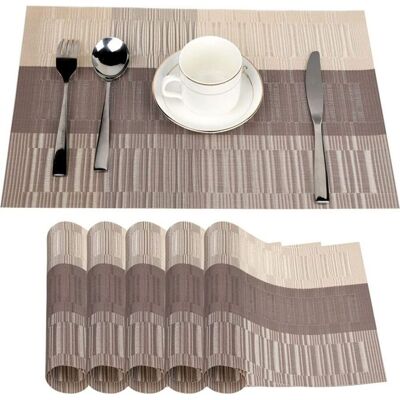 OEM Tovagliette, Set Da 6, Lavabili, Dimensioni: 30 X 45 Cm OEM Tovagliette, Set Da 6, Lavabili, Dimensioni: 30 X 45 Cm