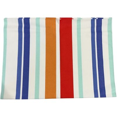BRANDANI Runner Cotone Multicolor Righe Colorate Oceano Cm 45x140 BRANDANI Runner Cotone Multicolor Righe Colorate Oceano Cm 45x140
