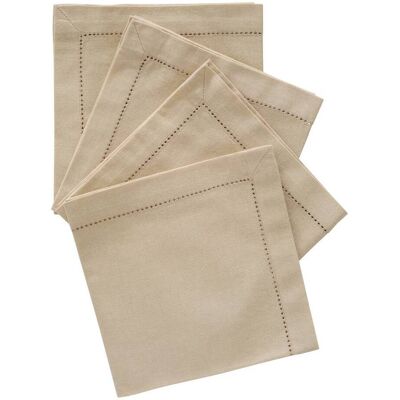 ATMOSPHERA Tovagliolo Jane 40x40 Cotone Lino Beige - Créateur D'Intérieur ATMOSPHERA Tovagliolo Jane 40x40 Cotone Lino Beige - Créateur D'Intérieur