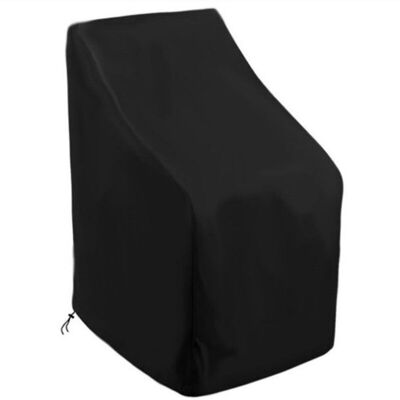 LIIYIELA Telo Di Copertura Impermeabile Per Sedia Da Giardino, Copripoltrona Impilabile Con Coulisse E Fibbia (120 X 65 X 65 X 80 Cm) - Nero LIIYIELA Telo Di Copertura Impermeabile Per Sedia Da Giardino, Copripoltrona Impilabile Con Coulisse E Fibbia (120 X 65 X 65 X 80 Cm) - Nero