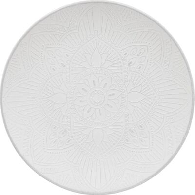 ATMOSPHERA Centrotavola Maia Rotondo, Diametro 40 Cm, Bianco - Créateur D'Intérieur ATMOSPHERA Centrotavola Maia Rotondo, Diametro 40 Cm, Bianco - Créateur D'Intérieur