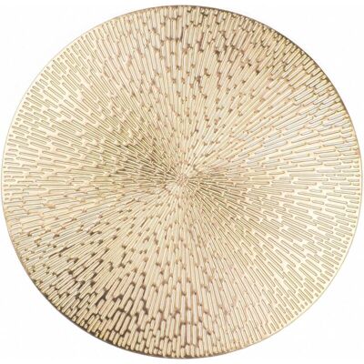 XISRENS Set Di 6 Tovagliette Rotonde, Cave, In Vinile Metallizzato Oro, 38 Cm, Lavabili, Facili Da Pulire, Antiscivolo, Resistenti Al Calore, Per La Decorazione Della Tavola Nuziale XISRENS Set Di 6 Tovagliette Rotonde, Cave, In Vinile Metallizzato Oro, 38 Cm, Lavabili, Facili Da Pulire, Antiscivolo, Resistenti Al Calore, Per La Decorazione Della Tavola Nuziale