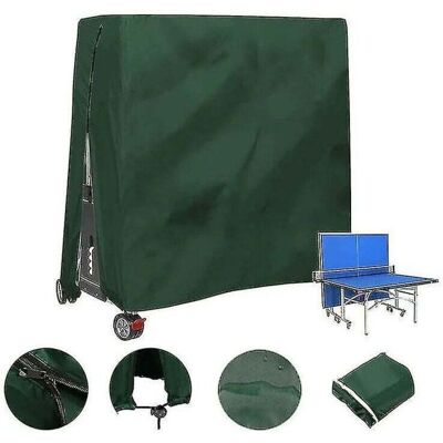 OEM Telo Di Copertura Impermeabile E Antipolvere Per Tavolo Da Ping Pong Da Esterno, 165x70x185 Cm, Verde -crezuo OEM Telo Di Copertura Impermeabile E Antipolvere Per Tavolo Da Ping Pong Da Esterno, 165x70x185 Cm, Verde -crezuo