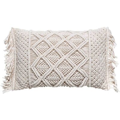 ATMOSPHERA Cuscino Macramé Avorio 30x50cm Créateur D'Intérieur ATMOSPHERA Cuscino Macramé Avorio 30x50cm Créateur D'Intérieur