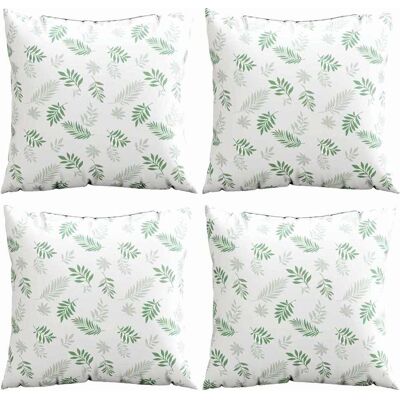 MAISON EXCLUSIVE - Cuscini Scatter Foglia 4 Pcs Motivo Foglia 50 X 50 Cm MAISON EXCLUSIVE - Cuscini Scatter Foglia 4 Pcs Motivo Foglia 50 X 50 Cm