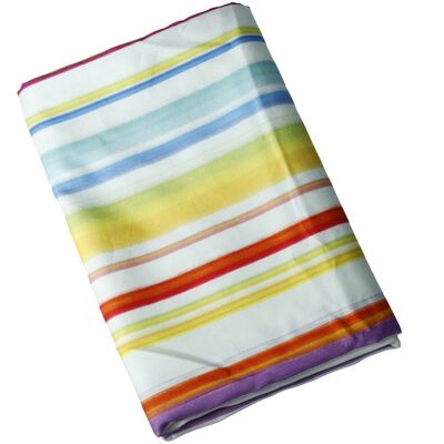 BRANDANI Tovaglia Cotone Righe Sfumate Aria Cm 140x180 BRANDANI Tovaglia Cotone Righe Sfumate Aria Cm 140x180