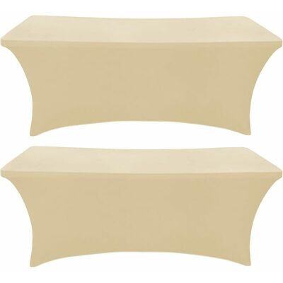 OEM Copertura Per Mobili Da Giardino - Confezione Da 2, Copritavolo In Spandex Da 183 Cm, Tovaglia Rettangolare Aderente, Tessuto In Lycra Elasticizzata, Tovaglia Antipiega Per Feste, Dj, Lounge, Banchett OEM Copertura Per Mobili Da Giardino - Confezione Da 2, Copritavolo In Spandex Da 183 Cm, Tovaglia Rettangolare Aderente, Tessuto In Lycra Elasticizzata, Tovaglia Antipiega Per Feste, Dj, Lounge, Banchett