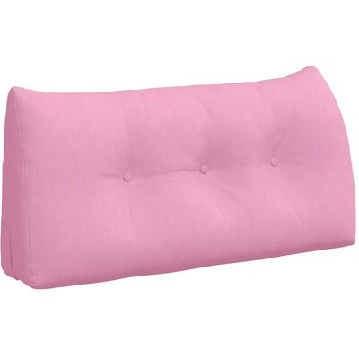 VIDAXL Cuscino Per Schiena Rosa 100 X 50 X 24 Cm Tessuto VIDAXL Cuscino Per Schiena Rosa 100 X 50 X 24 Cm Tessuto
