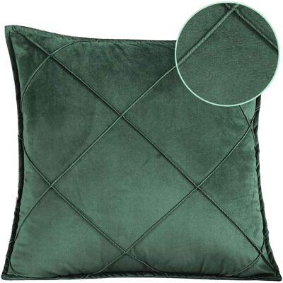TREETALK Fodera Per Cuscino, Imbottitura Per Cuscino 45x45 Cm - Verde Scuro - Tessuto Di Velluto TREETALK Fodera Per Cuscino, Imbottitura Per Cuscino 45x45 Cm - Verde Scuro - Tessuto Di Velluto