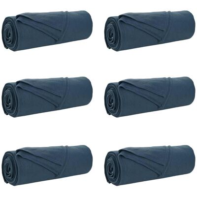 VIDAXL Coperte Da Pile 6 Pcs Blu Navy 210 X 140 Cm Panno VIDAXL Coperte Da Pile 6 Pcs Blu Navy 210 X 140 Cm Panno