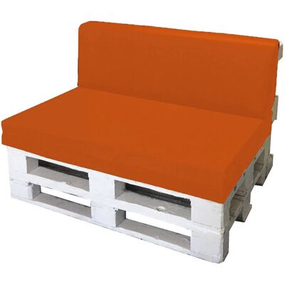 GIORDANOSHOP - Cuscini Per Pallet 120x80cm Seduta E Schienale In Poliestere Avalli Arancione GIORDANOSHOP - Cuscini Per Pallet 120x80cm Seduta E Schienale In Poliestere Avalli Arancione