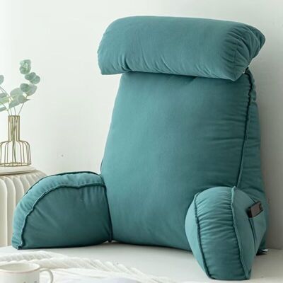SANS MARQUE Cuscino Da Lettura Con Braccioli – Imbottitura In Cotone Pp – Cuscino Poggiatesta Removibile – Dimensioni: 75 × 40 × 50 Cm – Pratiche Tasche Laterali SANS MARQUE Cuscino Da Lettura Con Braccioli – Imbottitura In Cotone Pp – Cuscino Poggiatesta Removibile – Dimensioni: 75 × 40 × 50 Cm – Pratiche Tasche Laterali