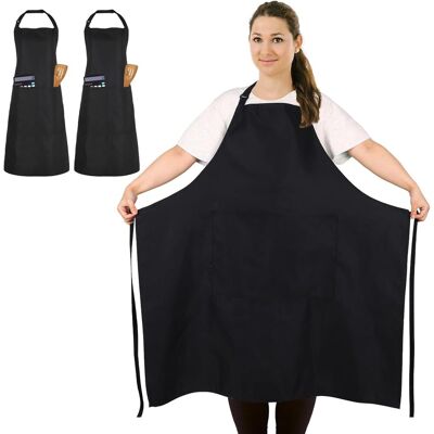 OEM Confezione Da 2 Grembiuli Da Chef Di Grandi Dimensioni, Unisex, Neri, Impermeabili, Con 2 Tasche, Ideali Per Cucinare, Grigliare, Fare Barbecue, Lavorare, Grembiule Professionale Per Camerieri, Parruc OEM Confezione Da 2 Grembiuli Da Chef Di Grandi Dimensioni, Unisex, Neri, Impermeabili, Con 2 Tasche, Ideali Per Cucinare, Grigliare, Fare Barbecue, Lavorare, Grembiule Professionale Per Camerieri, Parruc