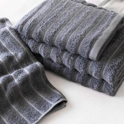 OlsenHome Asciugamani di bambù - Grigio - 2 grandi & 2 piccoli OlsenHome Asciugamani di bambù - Grigio - 2 grandi & 2 piccoli