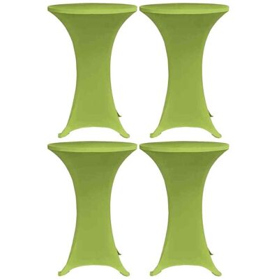 vidaXL 265368 - Set di coperture elastiche verdi per tavoli vidaXL 265368 - Set di coperture elastiche verdi per tavoli