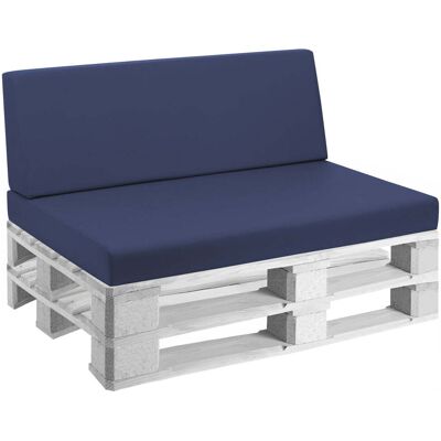 GIORDANOSHOP - Cuscini Per Pallet 120x80 Cm Seduta E Schienale In Similpelle Mariotti Reforma Blu GIORDANOSHOP - Cuscini Per Pallet 120x80 Cm Seduta E Schienale In Similpelle Mariotti Reforma Blu