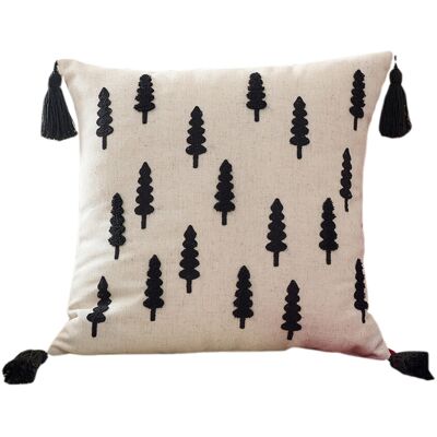 OEM Fodera Per Cuscino Con Albero Di Natale Ricamato, Materiali - 45 Cm OEM Fodera Per Cuscino Con Albero Di Natale Ricamato, Materiali - 45 Cm