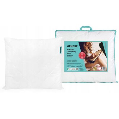 OEM Cuscino Da Notte Trapuntato Bianco Per Tutte Le Stagioni, 50x60 Cm OEM Cuscino Da Notte Trapuntato Bianco Per Tutte Le Stagioni, 50x60 Cm