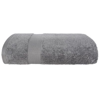 OEM Asciugamano Alla Moda 70x140 Grigio 550 G/m2 Con Bordo, Spugna Di Cotone, Monocolore OEM Asciugamano Alla Moda 70x140 Grigio 550 G/m2 Con Bordo, Spugna Di Cotone, Monocolore