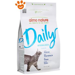 Almo Nature Crocchette giornaliere per gatto sterilizzato - Tonno Almo Nature Crocchette giornaliere per gatto sterilizzato - Tonno